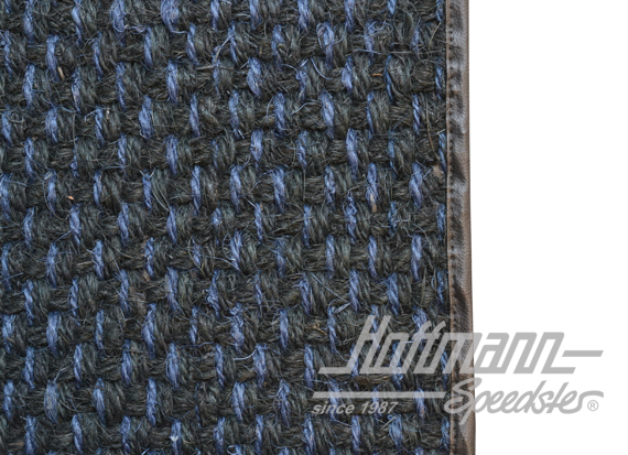 Tappetini, cocco, 59-72, blu / nero                                                                 