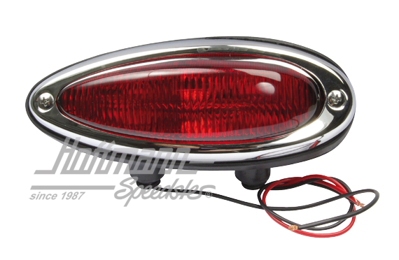 Fanale posteriore, completo, 356, rosso / rosso, destra                                             