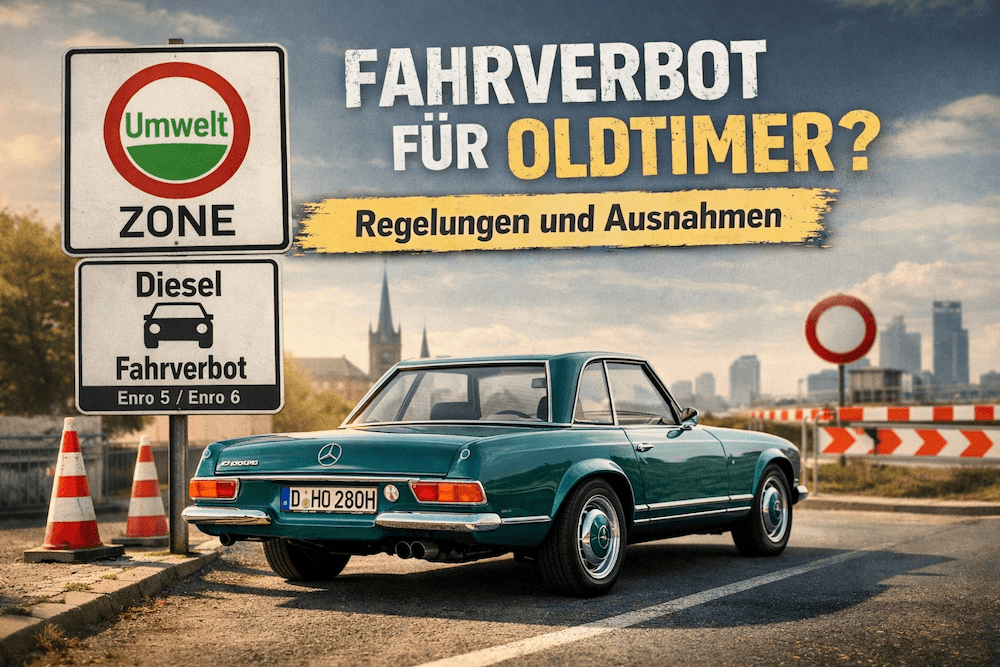 Divieti di circolazione per auto d’epoca: norme attuali ed eccezioni