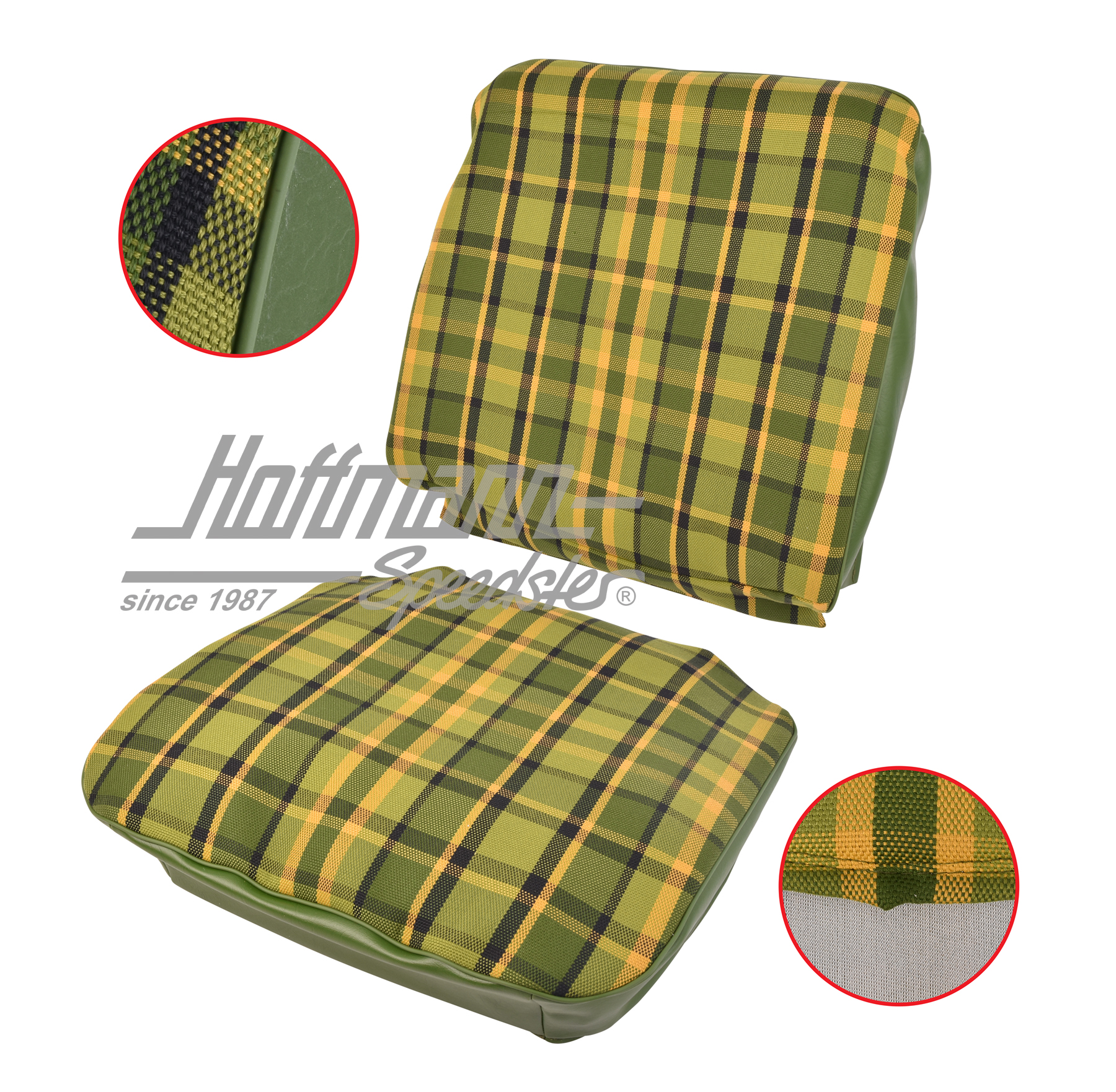 Coprisedile, Westfalia, verde/giallo, 68-74 |  | 098-1300-56
