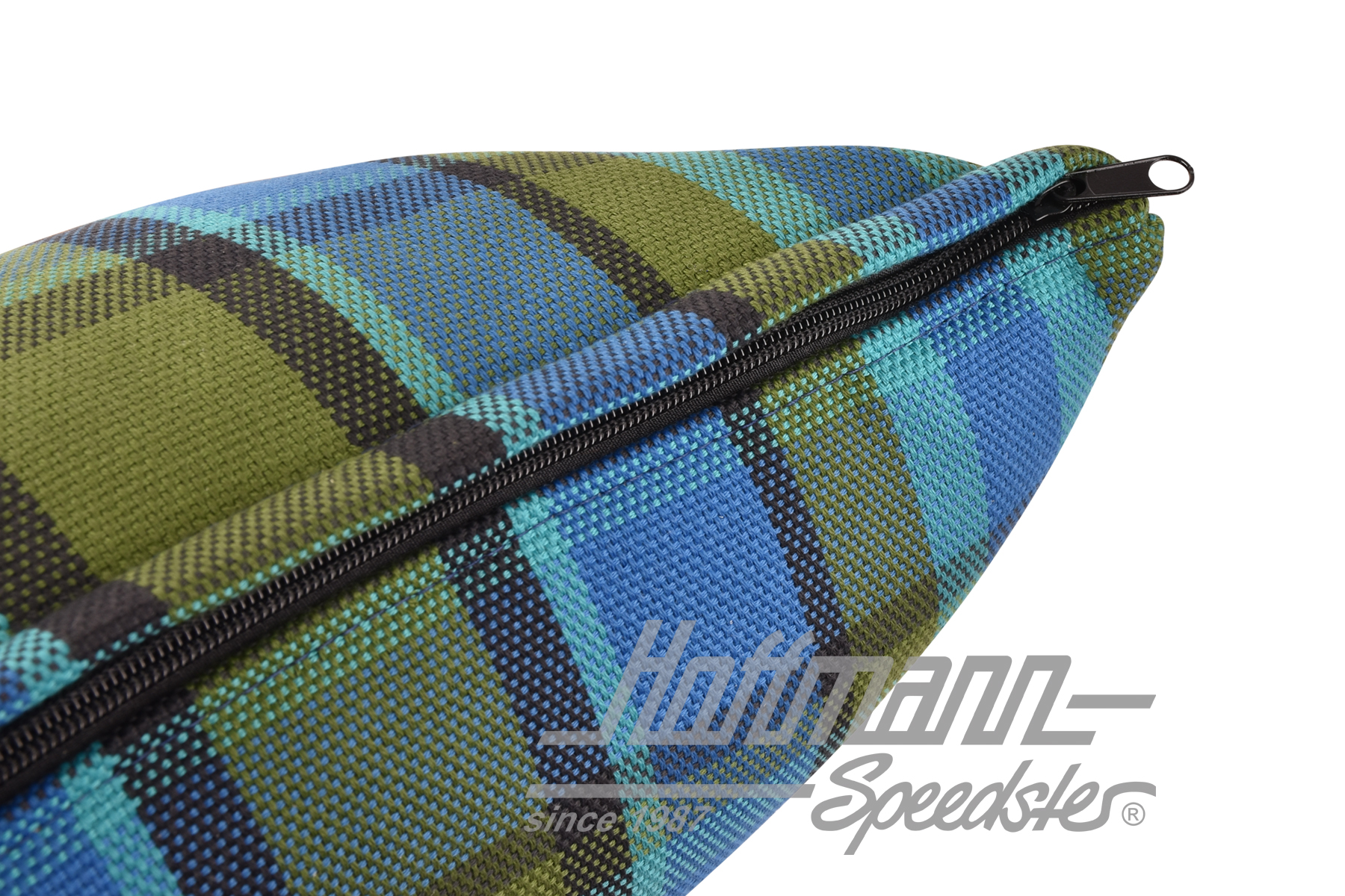 Cuscino, Westfalia, blu/verde, 39x39cm                                                              