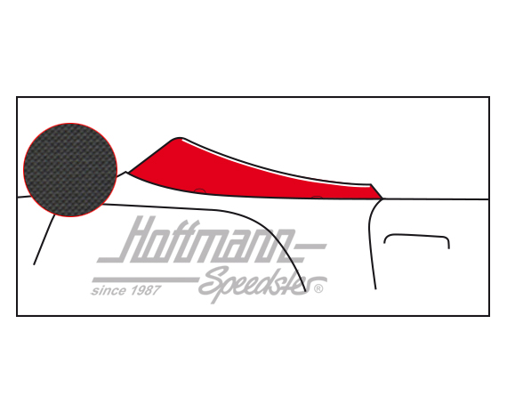 Copri capote, 8.59-3.67, materiale PVC, nera |  | 060-4041-10