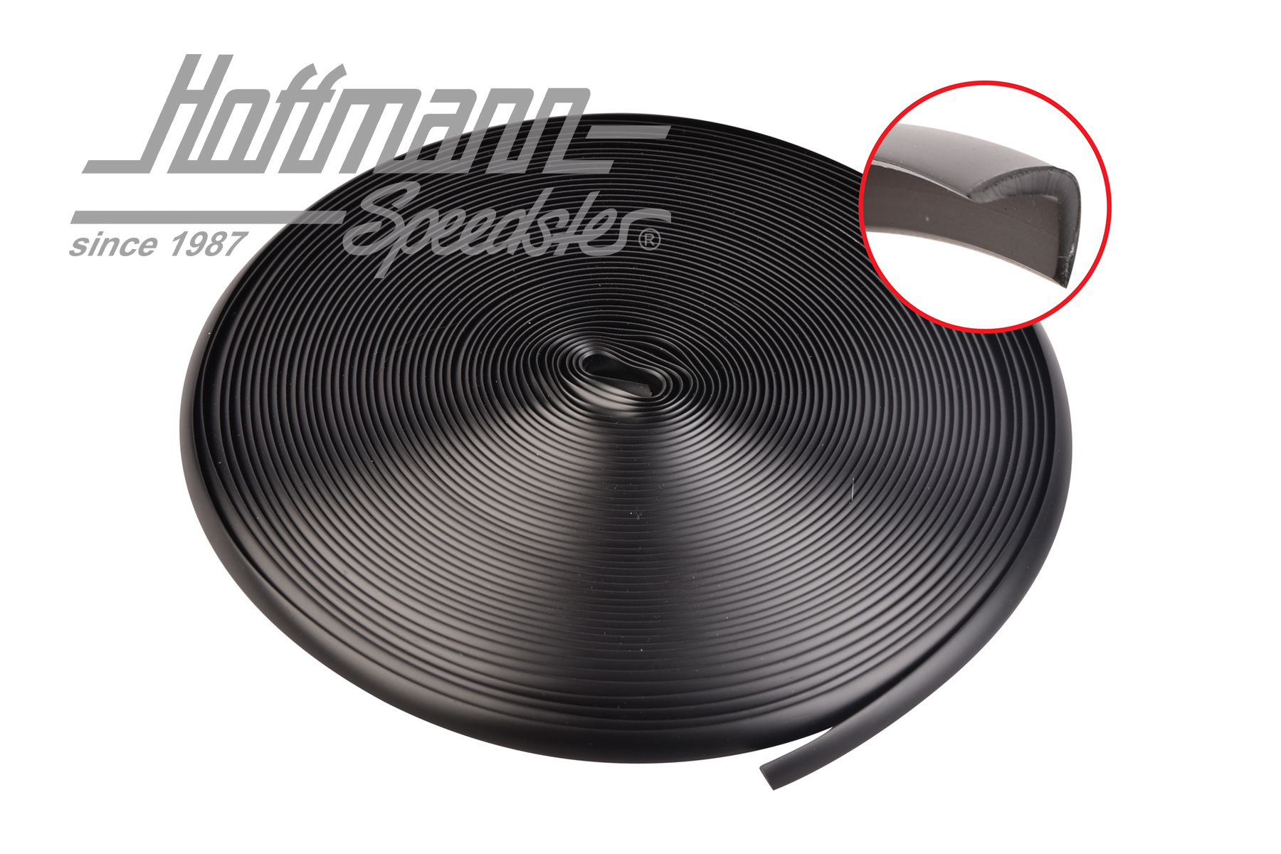 Listello modanatura, Furgone T1 Samba, nero | 241 853 590BK | 089-6300-06