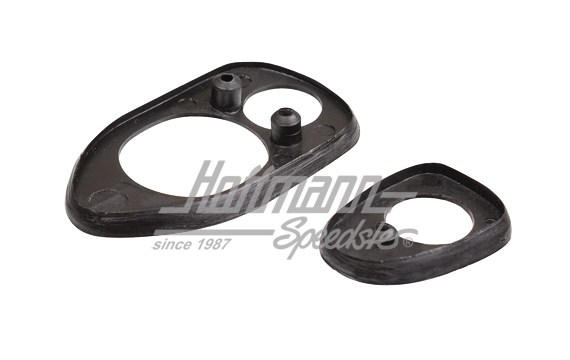 Guarnizioni, maniglia cofano anteriore, 8.67-, nero | 113 823 579A + 113 823 581A | 020-5259