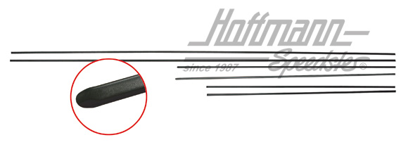 Set di modanature, Golf Caddy, nero | 171 898 111 Caddy | 180-1185