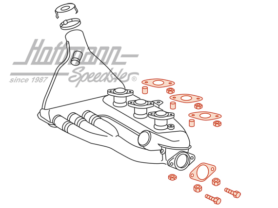 Set di fissaggio, scambiatore di calore, -75                                                        