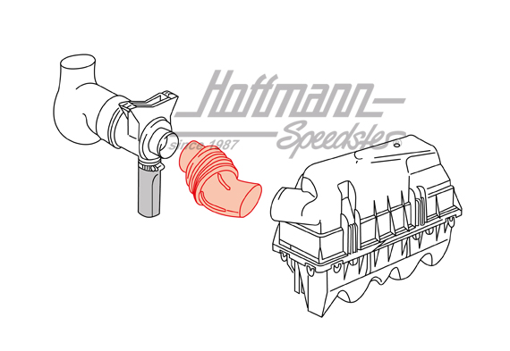 Bocchettone di aspirazione, filtro dell'aria, KY/CS                                                 