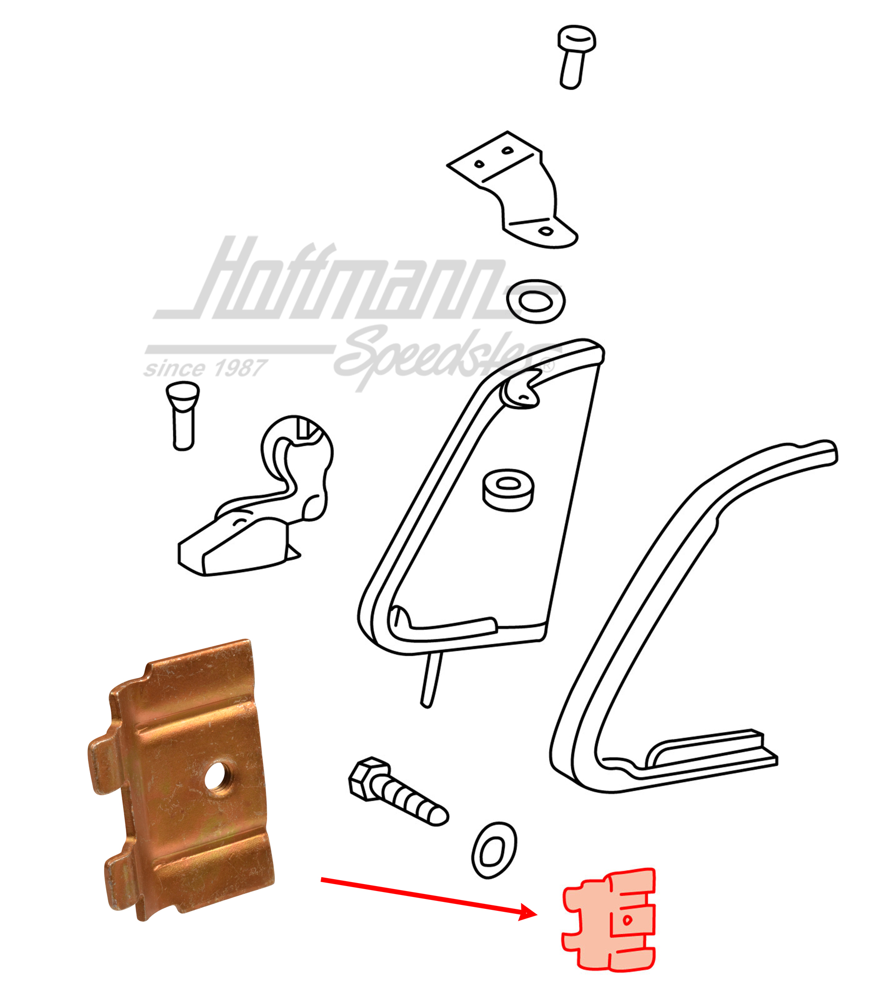 Freno deflettore, 8.64-                                                                             