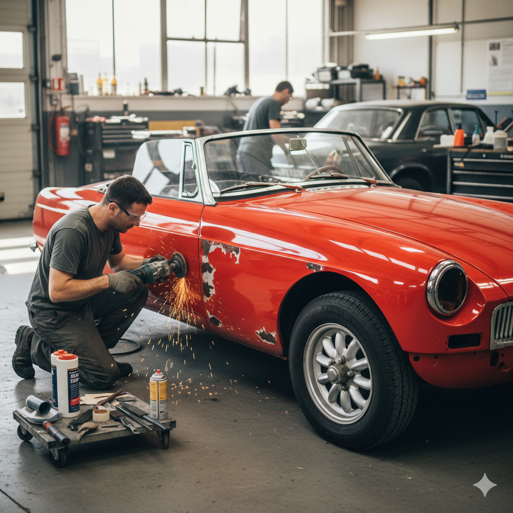 Rimuovere la ruggine dalle auto d’epoca: come salvare il tuo classico dai danni della corrosione