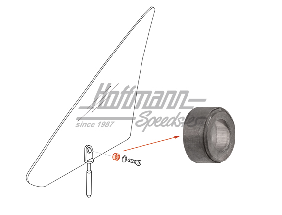Anello di spinta, deflettore, Golf 1 / Furgone T3 | 281 837 750 | 180-1270-12