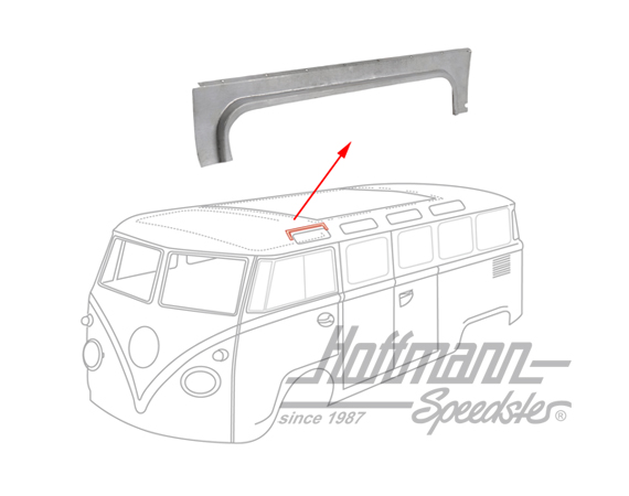 Lamiera di riparazione, finestra Samba, anteriore, sinistra | GM1305 | 095-0132-11