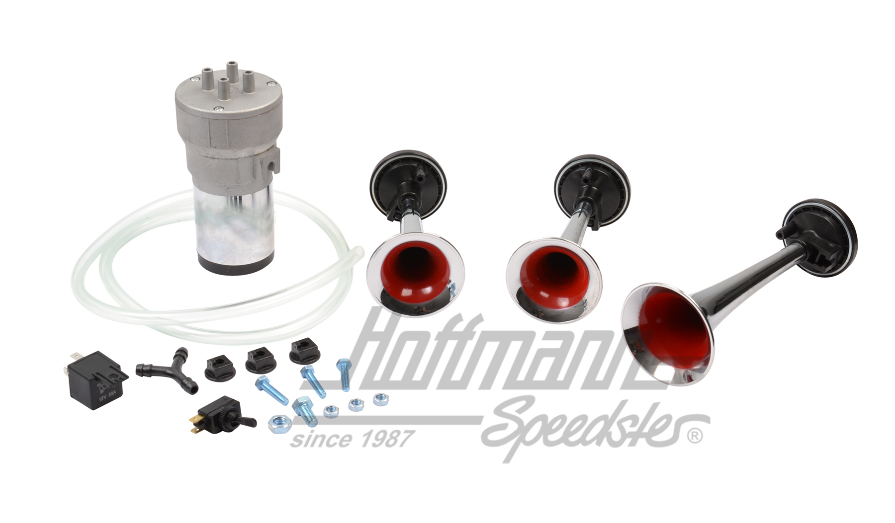 Fanfara, 3 corni, con compressore d'aria, 12V | 82KH 1200 | 200-8026