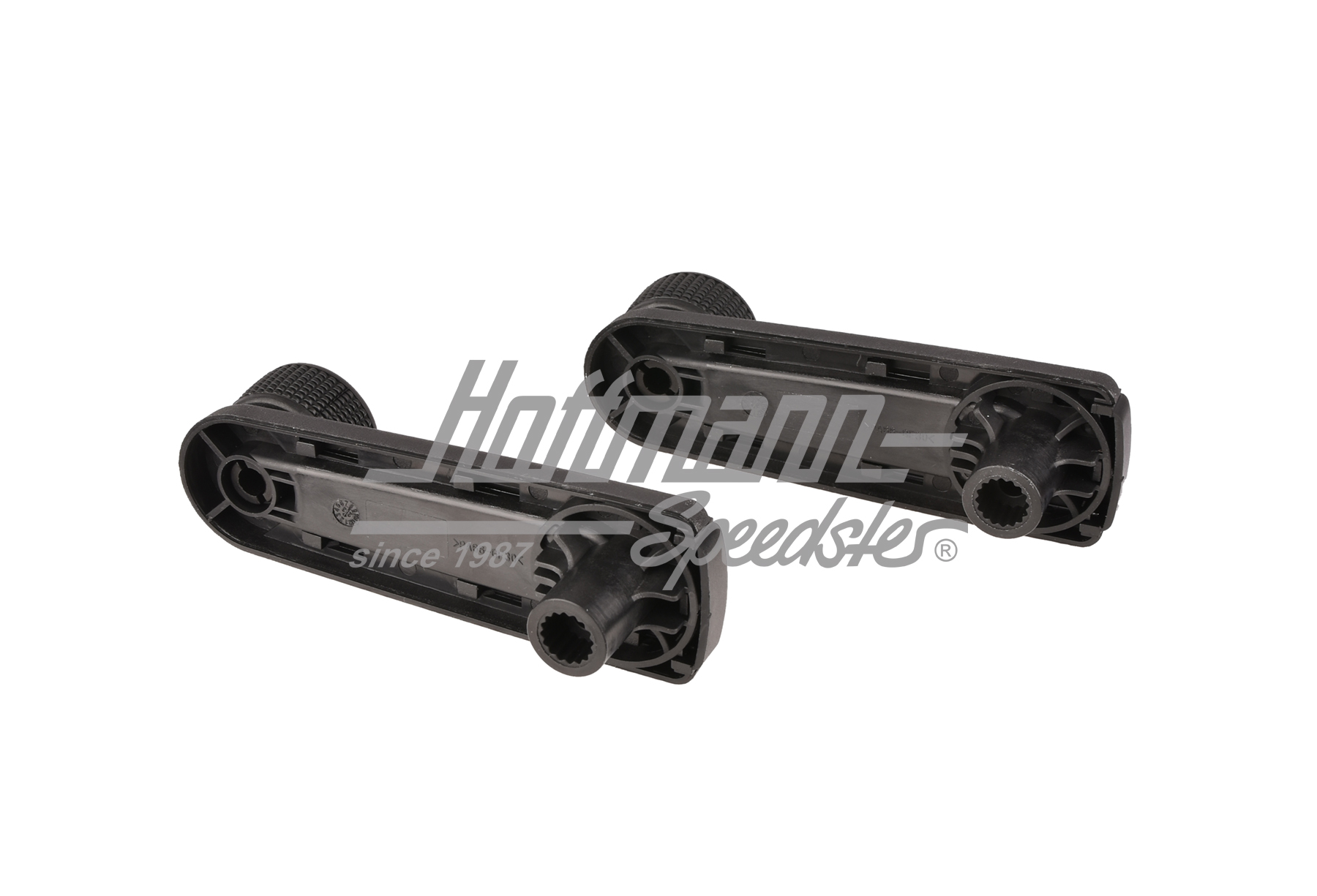 Manovelle del finestrino, Furgone T4, 9.90-7.95, nero                                               