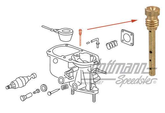 Ugello di compensazione, 145, 28 PICT/28 PICT-1/2 | 113 129 435 A | 020-1316-52