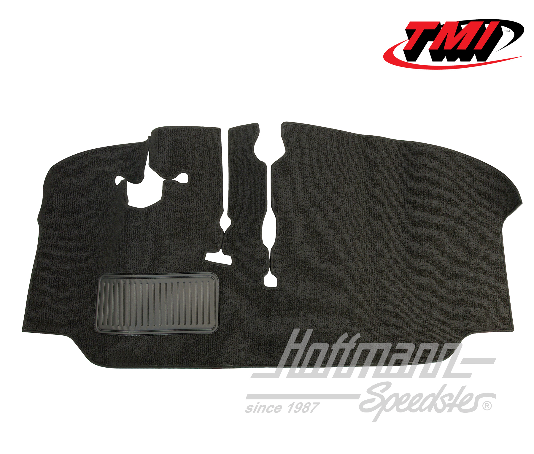 Tappeto, spazio per i piedi, Furgone T2, 8.72-, nero | 34-F2103-301 | 098-0005