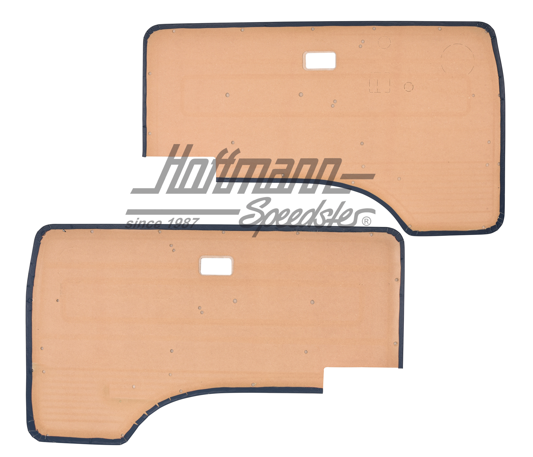 Pannelli portiera, anteriore, Furgone T3, blu                                                       