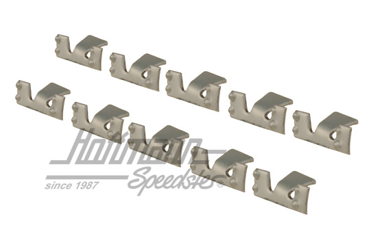 Clip per modanatura pedana, 10 mm, set | 113 853 559 B  10ST. | 020-2100-15
