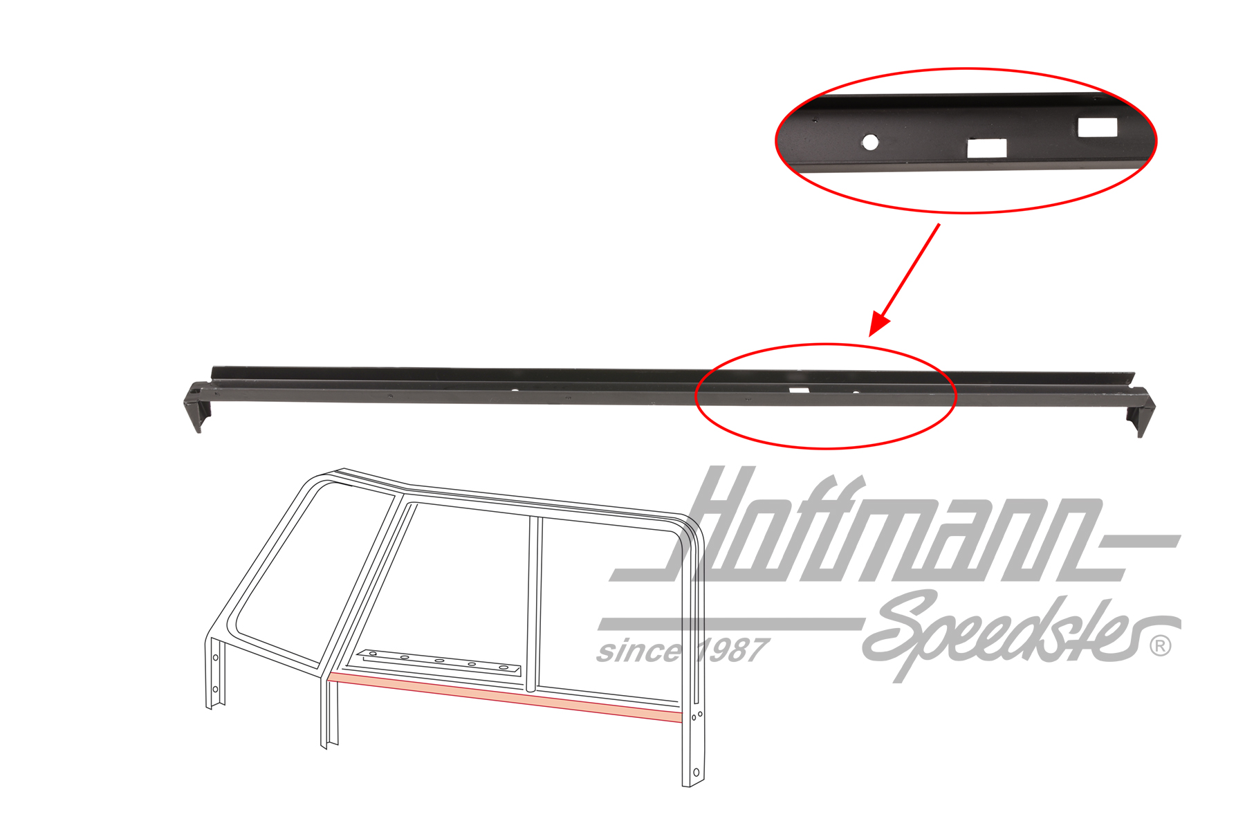 Guida della finestra
, sotto, Furgone T1, 55-67, destra | 211 837 388 | 089-4584-12
