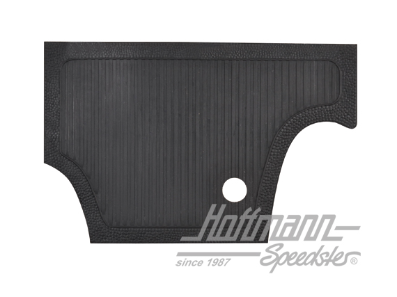 Tappeto di gomma, lamiera paratia, 8.65-, nero | 113 863 107 A | 020-5455