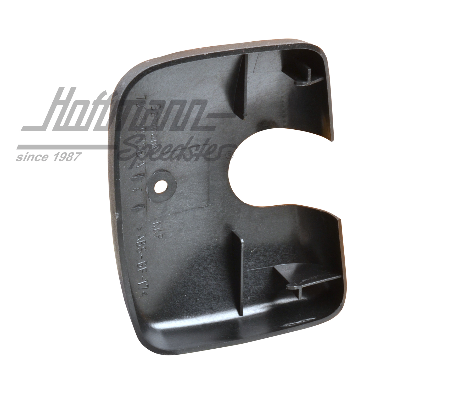 Copertura, guida portellone posteriore, nera, destra
                                              