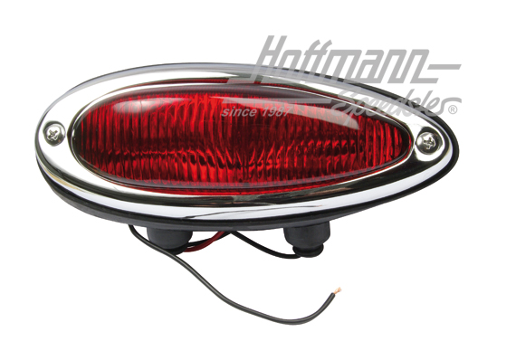Fanale posteriore, 356, completo, rosso / rosso, sinistra                                           