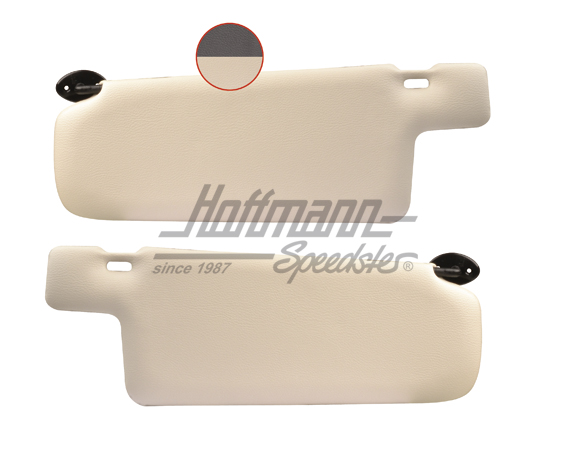 Aletta parasole, Golf 1, nera / crema | 171 898 551 | 180-1310