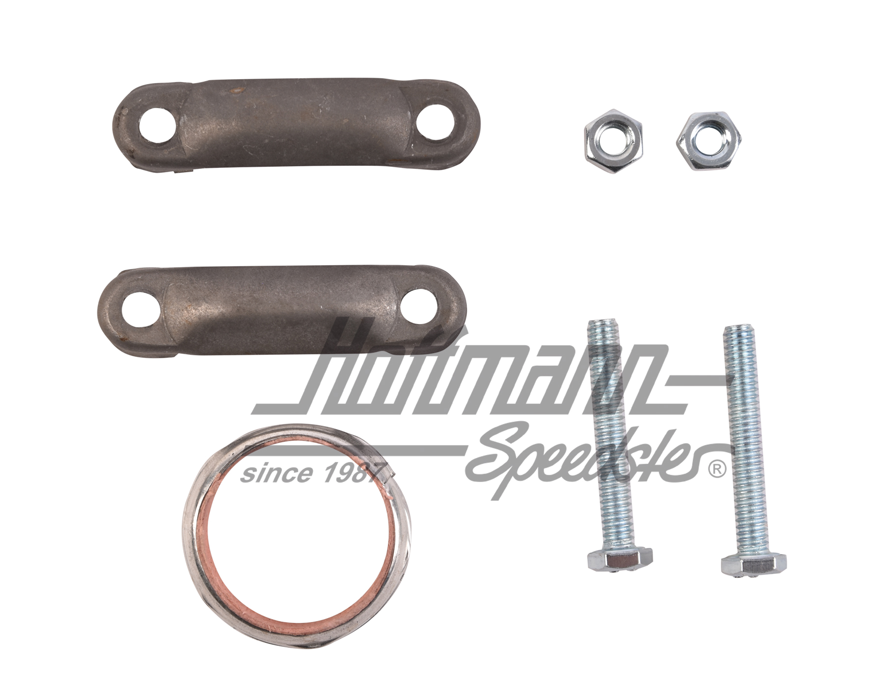 Set di fissaggio, scambiatore di calore / terminale di silenziatore, 32 mm | 111 298 051 | 020-3508