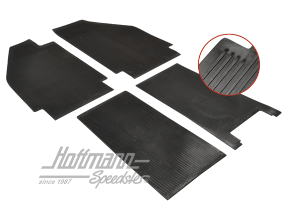 Rivestimento di gomma, piastra di fondo, -55, nero | 111 863 000 | 020-5459