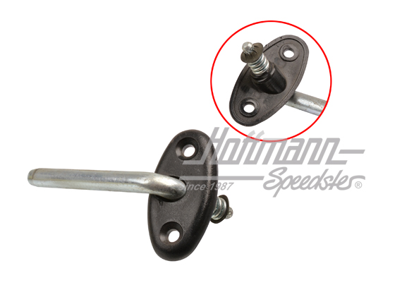 Supporto, alette parasole, 64-74, destra, nero | 141 857 560 B | 066-0108-22