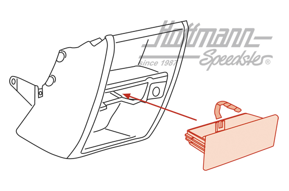 Portacenere, portaoggetti del mezzo, Golf 2                                                         