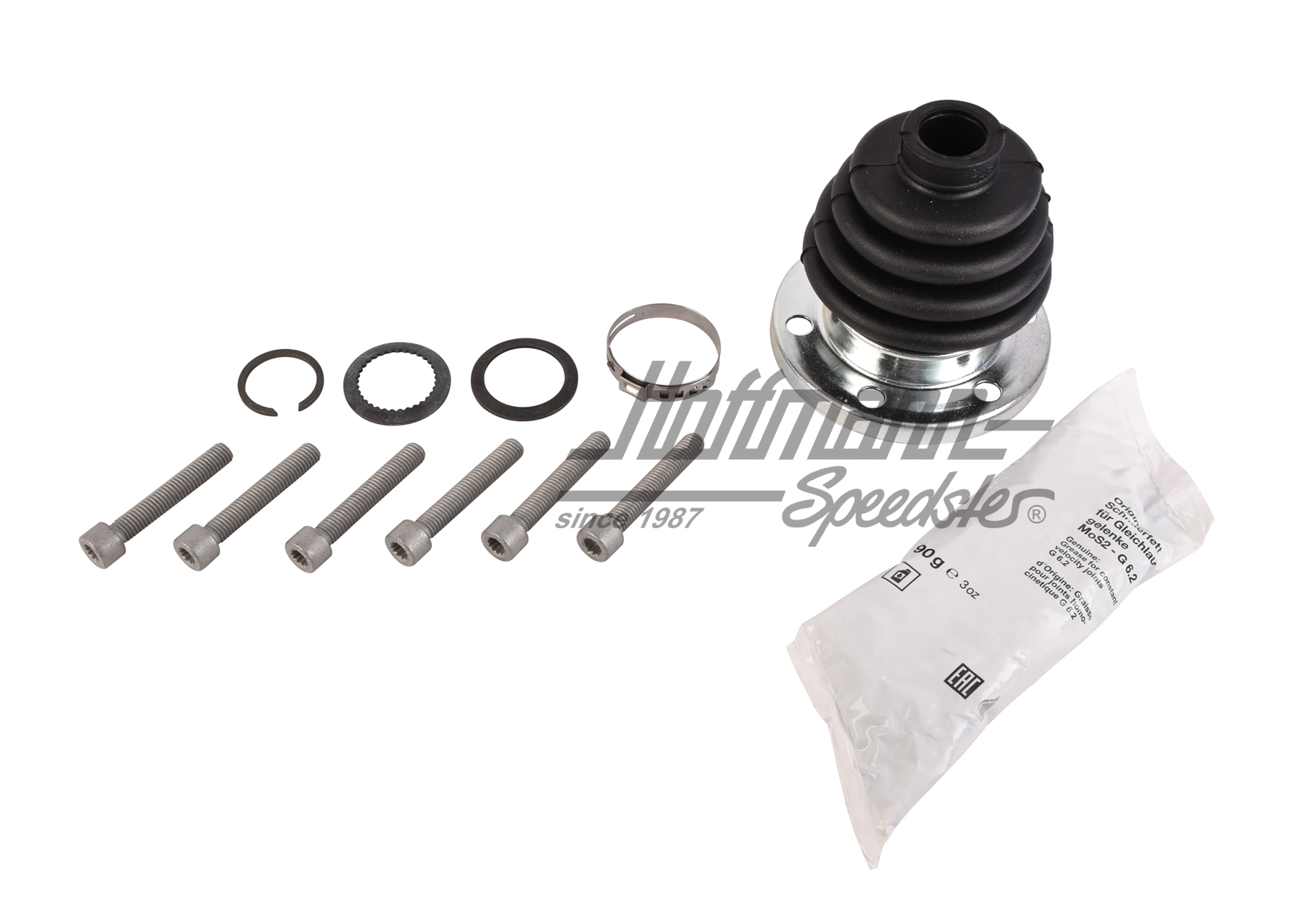 Manicotto assale, braccio obliquo, con accessori | 191 498 201 D | 010-2580-03