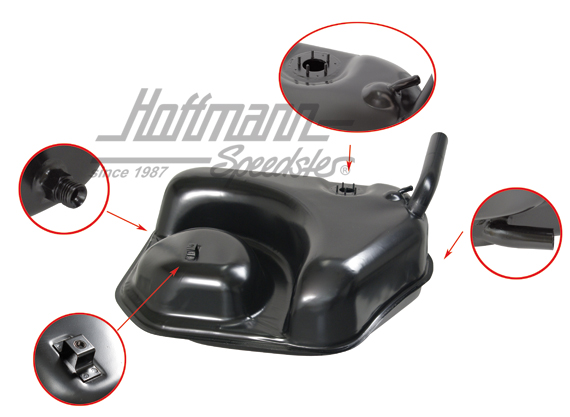 Serbatoio, 85l, Porsche 911, 74-89 | 930 201 010 02 | 530-2202