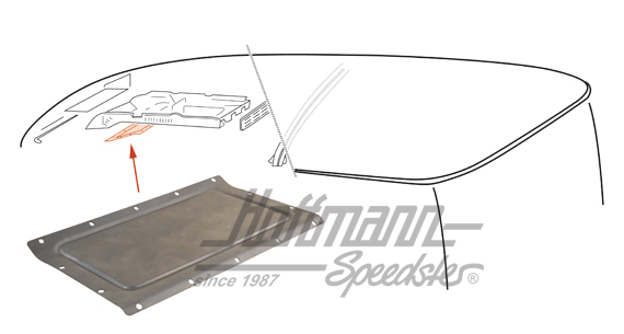 Tappo, guida d'aria anteriore, 55-67 | 211 817 753 | 095-0122-10