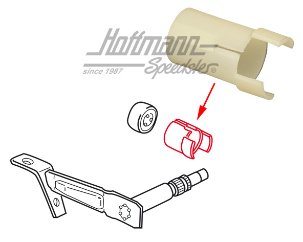 Bussola guida, cuscinetto disinnesto, Golf,1.5-1.8 | 020 141 181 | 110-4631