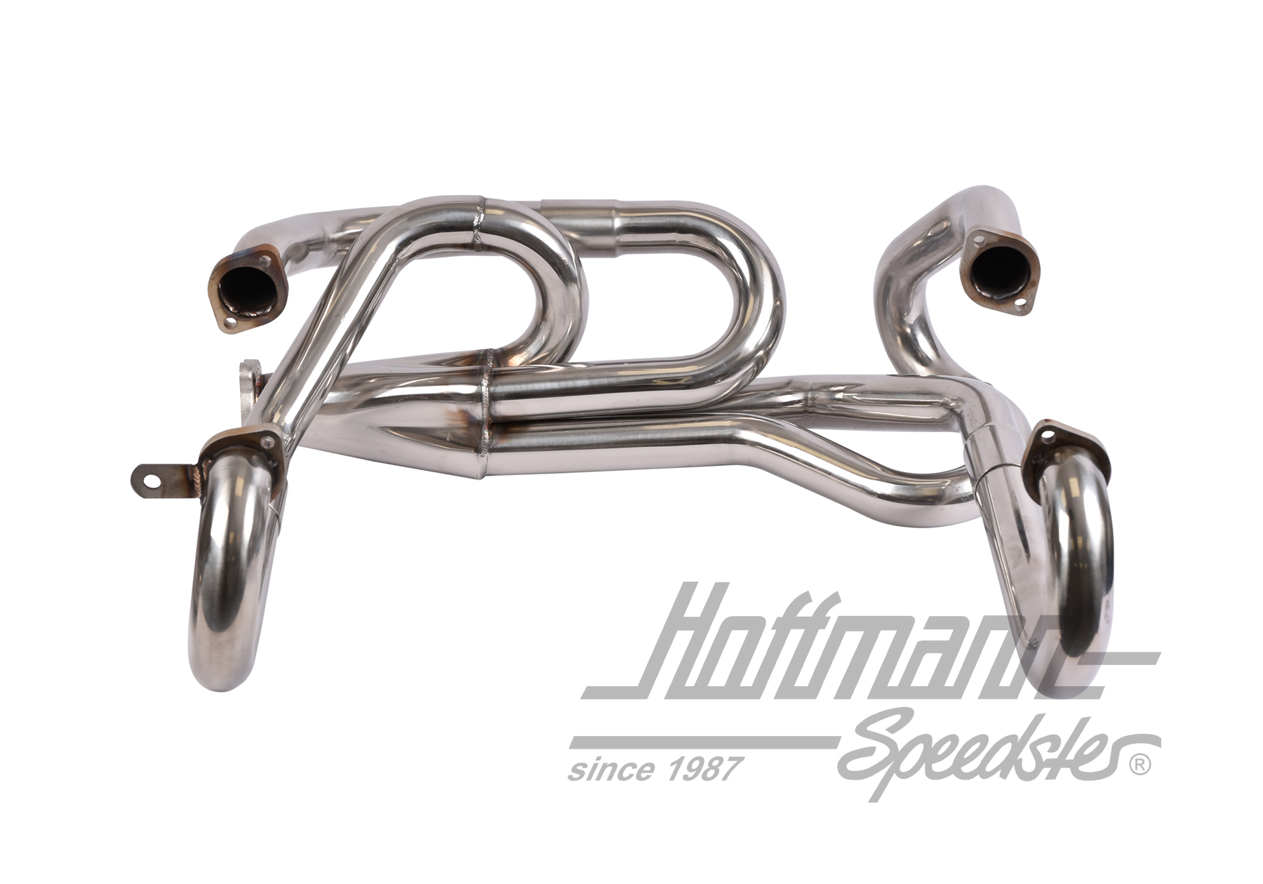 Scarico sportico, laterale, acciaio inossidabile, 42 mm                                             