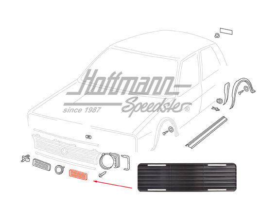 Copertura, maschera frontale, in basso, chiusa, destra | 171 853 662 | 180-0490-02