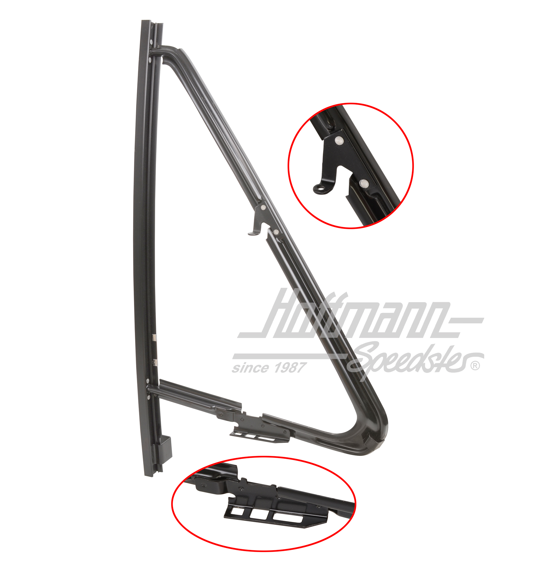 Telaio deflettore, Golf 1, .82-, destra | 171 837 606 B | 180-1273-32