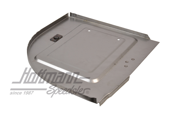 Lamiera supporto batteria. Furgone T1, destra, 6V                                                   