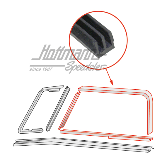 Profilo guida, finestra scorrevole, set, -67 | 211 898 380 | 089-0130