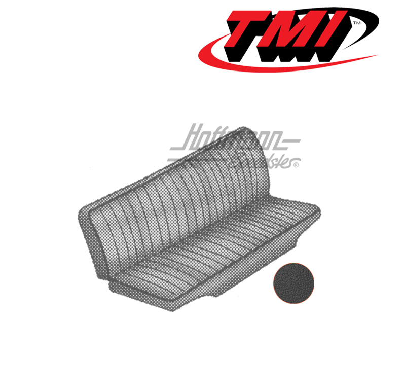 Coprisedile, panca posteriore, 73-79, nero liscio | 43-2124-11 | 098-0675-11