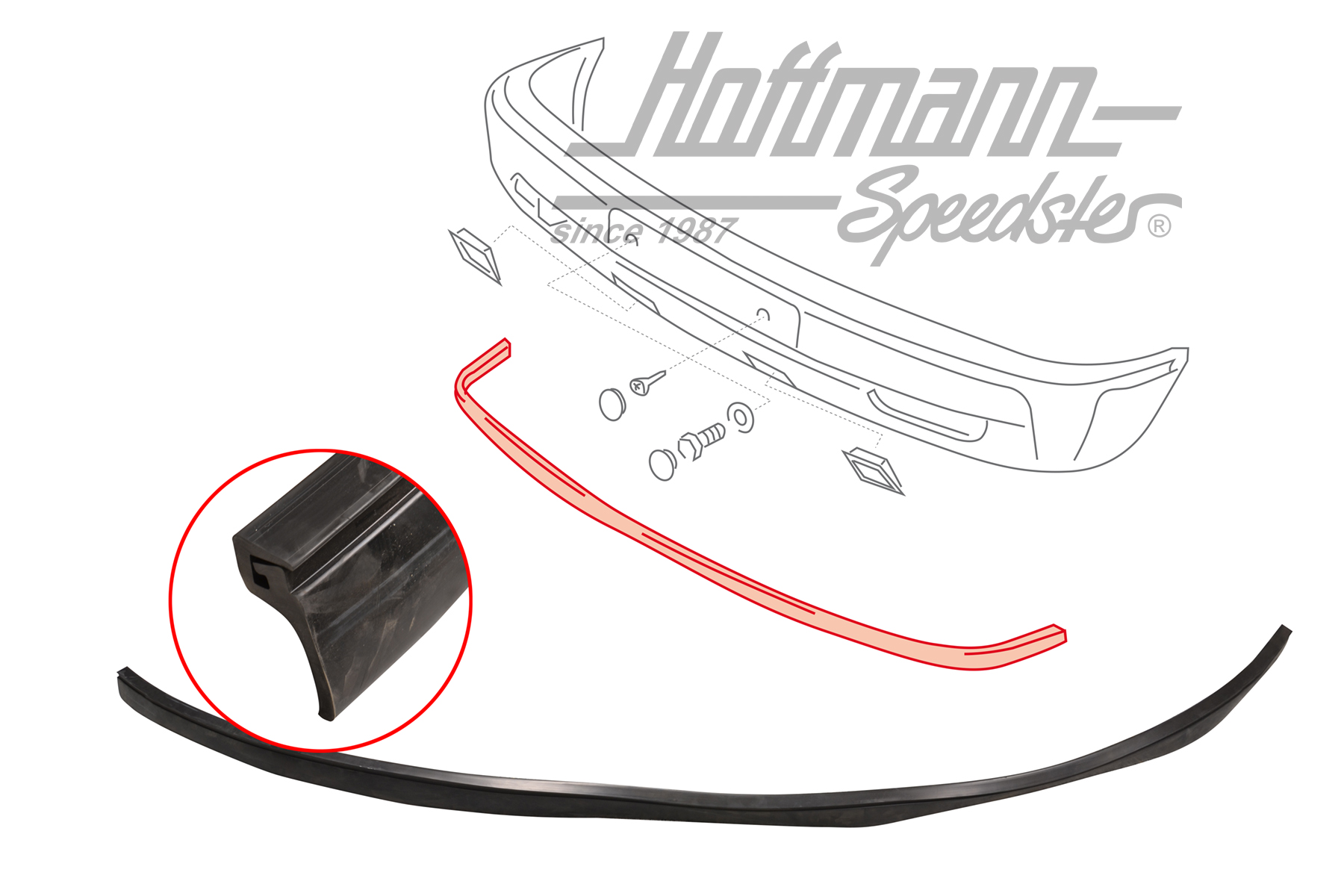 Alettone, anteriore, Furgone T4, 9.90-2.92 | 701 805 903  2BC | 408-5990