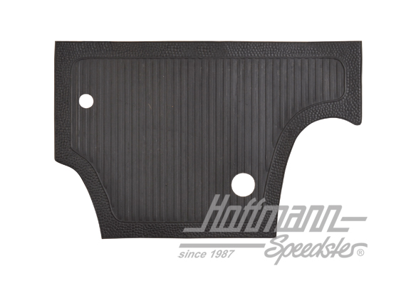 Tappeto di gomma, lamiera paratia, 59-65, nero | 113 863 107 | 020-5453