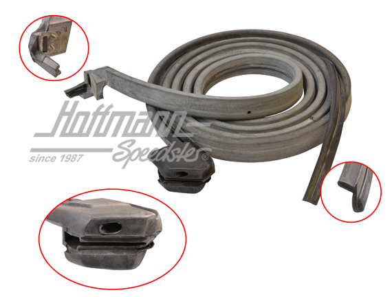 Guarnizione porta, Golf 1 Cabriolet, -7.83, sinistra | 155 837 911 C | 180-3991