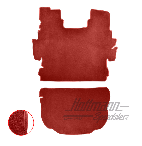 Set tappeti, bagagliaio, 1302, rosso chiaro |  | 026-6527