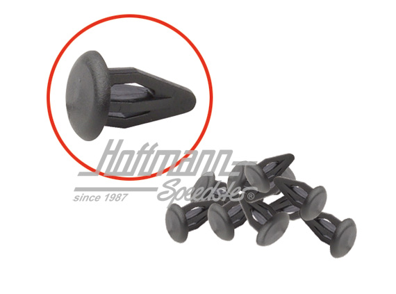 Clip, rivestimento laterale/ rivestimento posteriore, nero | 801 867 299 01C | 180-1912-10