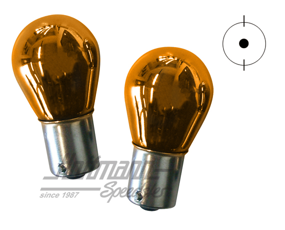 Lampadine lampeggiatore, vaporizzate cromo, arancio | 500264 YS0 | 020-4419-08