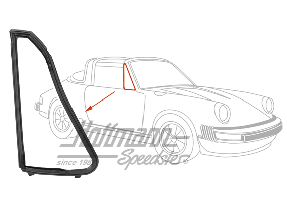 Guarnizione deflettore, Targa, 65-76, destra                                                        