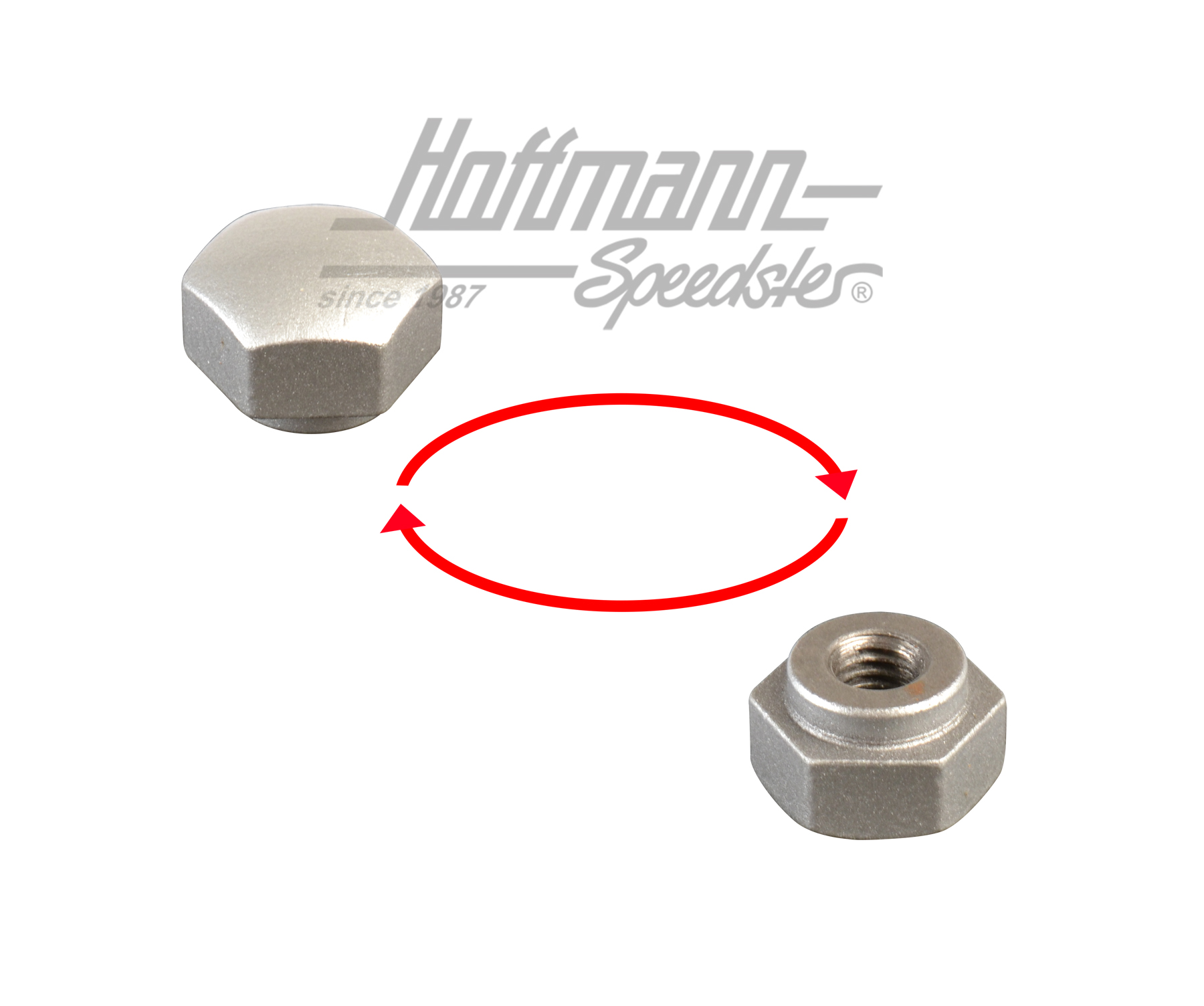 Dado, braccio tergicristallo, alluminio | 644 628 284 12 | 510-5328-10