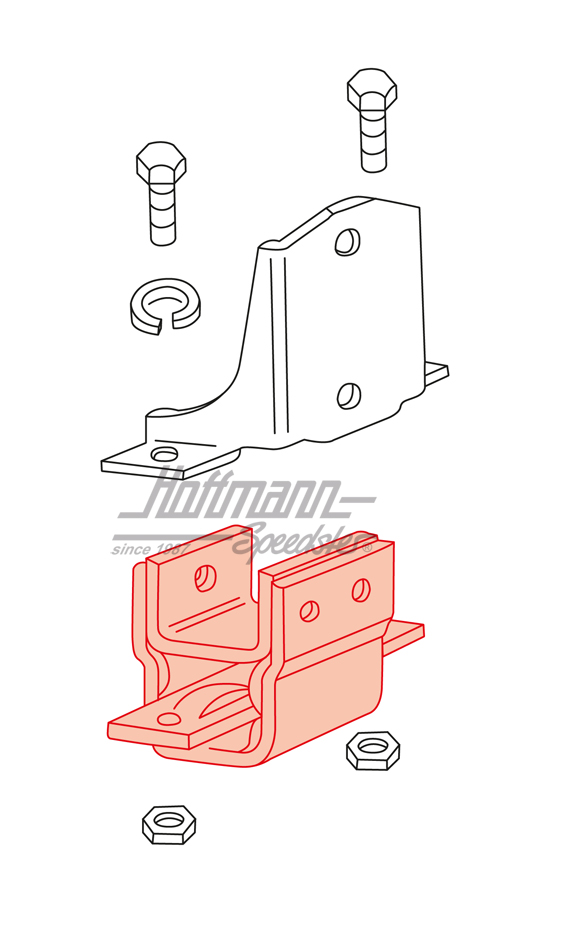 Cuscinetto cambio, anteriore, Furgone T2, 8.67-7.71                                                 