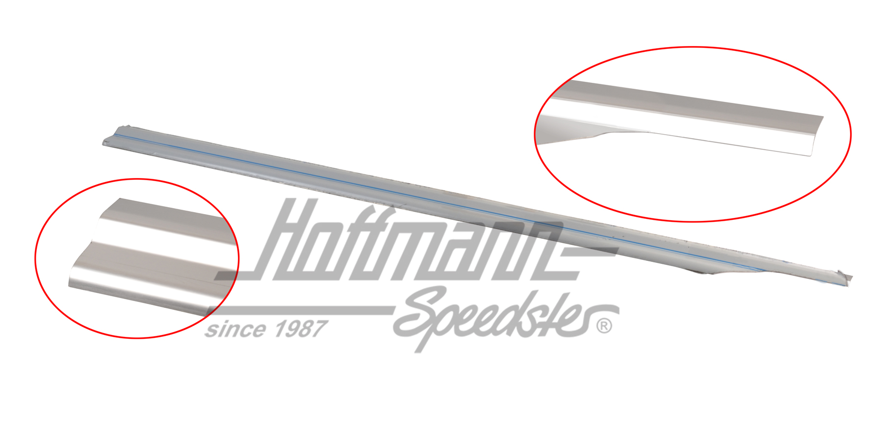 Modanatura di accesso, porta scorrevole, acciaio inossidabile

 | 221 853 558 | 097-8480